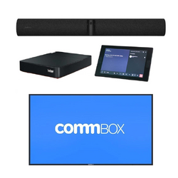 JABRA VIDEO BAR SYSTEM, 10.1" TOUCH CONTROLLER + JABRA PC50+COMMBOX 65" MR